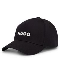 HUGO - Cap Aus Baumwoll-Twill Mit Dreidimensionalem Logo - Lyst