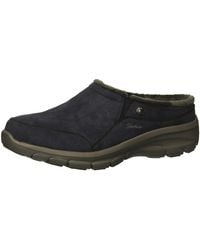Skechers Easy Going latte Mule in Black Lyst UK