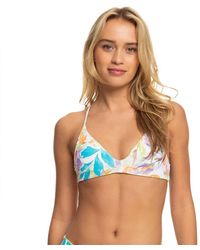 Roxy - Reversible Triangle Bikini Top for - Wendbares Triangel-Bikinioberteil - Frauen - S - Lyst