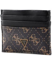 Guess - Vezzola Card Case Brown/Ochre - Lyst
