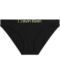 Calvin Klein - Slip Bikini Form Baumwolle mit Stretch - Lyst