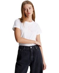 Calvin Klein - T-Shirt Kurzarm Gradient Rundhalsausschnitt - Lyst