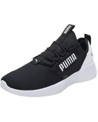 PUMA - Retaliate Block Running Shoe Black White 10.5 Uk - Lyst