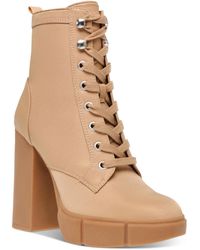 Steve Madden - Hani Ankle Booties Combat & Lace-up Boots - Lyst