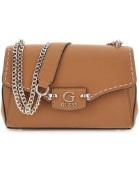 Guess - Nastra Convertible Xbody Flap Hand Bag - Lyst