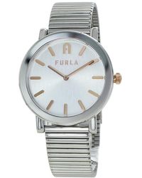 Furla - Orologio da donna analogico al quarzo con cinturino in acciaio inossidabile WW00003007L1 - Lyst
