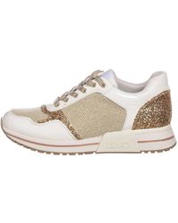 Liu Jo - Scarpe Liu-Jo sneaker Kiss 636 ecopelle white/ glitter mesh Z24LJ04 4F3711 EX205S 1176 40 - Lyst