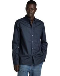 G-Star - One Pkt Regular Shirt Met Lange Mouwen - Lyst
