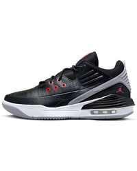 Nike - Jordan Max Aura 5 Trainers Sneakers Zwart/wit/cement Grijs/universiteit Rood - Lyst