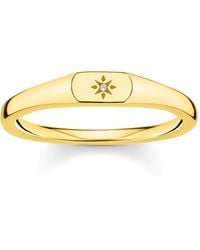 Thomas Sabo - Ring Star Gold 925 Sterling Silver - Lyst