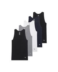 PUMA - Tanktop aus Gerippter Baumwolle - Lyst