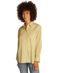 Tommy Hilfiger - Hemd Poplin Easy Fit Oversized - Lyst