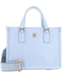 Tommy Hilfiger - Th Monotype Mini Tote Breezy Blue - Lyst