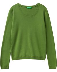 Benetton - Jersey G/c M/l 1091d1m08 Sweater - Lyst