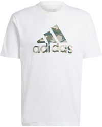 adidas - Camouflage Badge Of Sport Graphic T-shirt - Lyst