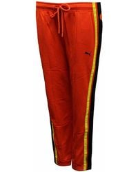 PUMA - X Rihanna Fenty S Tearaway Track Pants Jersey Joggers 577342 02 P2e Red - Lyst