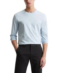 Marc O' Polo - Marc OߴPolo Langarmshirt aus Bio-Baumwolle Basic - Lyst