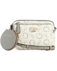 Guess - Factory Aengus Logo Dual-Zip Mini Crossbody - Lyst