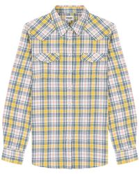 Wrangler - Slim Reg Western Shirt Maglietta - Lyst