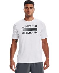 Under Armour - Ua Team Issue Wordmark Short-sleeved Graph - Lyst