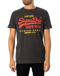 Superdry - Cracked Classic Vintage Logo Heritage T-shirt - Lyst