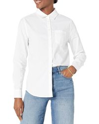 Amazon Essentials - Classic-fit Long-sleeve Button-down Poplin Shirt - Lyst