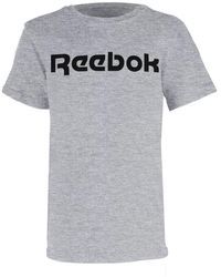 Reebok - Camiseta Big Logo T-shirt Voor Jongens - Lyst