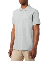 GANT - REG CONTRAST PIQUE SS RUGGER - Lyst