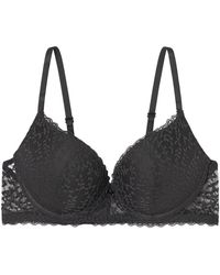 Women'secret - Helankas 1 Gorgeous Sujetador Push up Encaje Marengo - Lyst