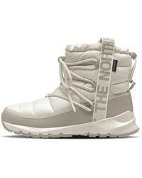 The North Face - Nf0a5lwd32f1 Thermoball Lace Up Wp Gardenia White/silvergrey Uk 4 - Lyst