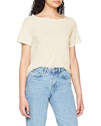 Vero Moda Vmroza SS Gathering Top Jrs T-Shirt Donna - Bianco
