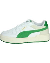 PUMA - Ca Pro Suede Fs White And Green Sneakers - Lyst