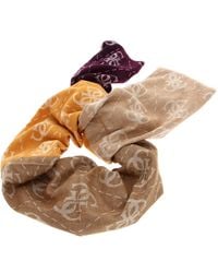 Guess - Eco Brenton Scarf 70x190 Brown - Lyst