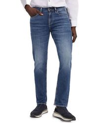 Guess - Stretch Cotton Angels Straight Jeans - Lyst
