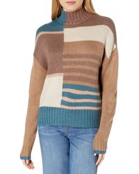 RVCA Womens Exposed High Neck Sweater