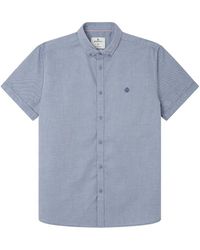 Springfield - Hemd, Medium Blauw, M - Lyst