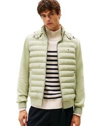 Tommy Hilfiger - Mix Media Hooded Rits Door Mw0mw40050 Zip Through Hoodie - Lyst