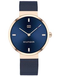 Tommy Hilfiger - Stainless Steel Mesh Bracelet Watch 35mm - Lyst