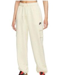 Nike - Nsw Club Flc Mr Cargo Coconut Milk/black Xl - Lyst