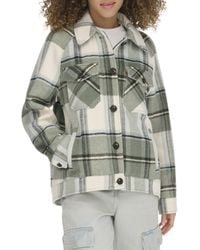 Levi's - Zoe Relaxed Wool Shirt Jacket - Lyst