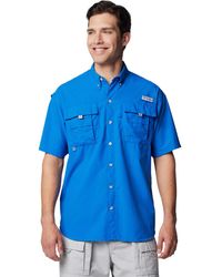 Columbia - Big Tall Bahama Ii Short Sleeve Shirt (Vivid) Short Sleeve Button Up - Lyst
