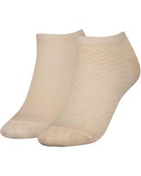 Tommy Hilfiger - Diamond Structure Short Socks 2 Pairs Eu 39-42 Woman - Lyst
