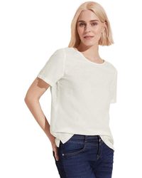 Street One - Sommer Bluse off white,40 - Lyst