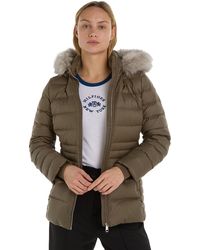 Tommy Hilfiger - Down Jacket With Fur Winter - Lyst