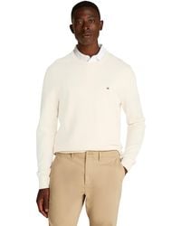 Tommy Hilfiger - Essential Structure Crew Neck MW0MW36347 Pullover - Lyst