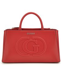 Guess - Eco Mietta Small Society Satchel - Lyst