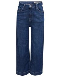 Esprit Denim-Culotte mit Lycra® - Blau