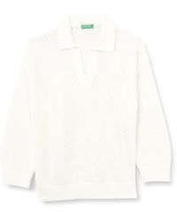 Benetton - Polo Shirt M/l 105fd300j Sweater - Lyst