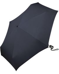 Esprit Synthetisch Mini Paraplu Zakparaplu Easymatic 4-section Light Op-to Automatische Sailor Blue Dames Accessoires voor voor Paraplus voor 