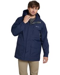 Mountain Warehouse - Glacier Ii Long Mens Waterproof Jacket - Isodry, Breathable & Quick Dry Rain Coat With Taped Seams & - Lyst